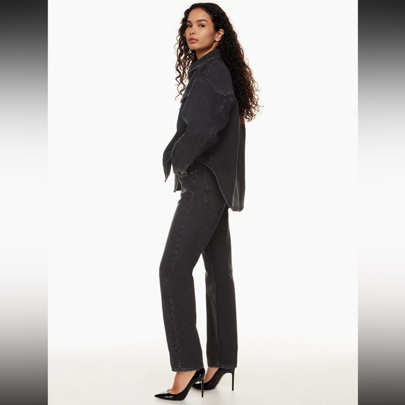 Denim Forum The '90s Boyfriend High Rise Tapered 30L size 27 - Picture 4 of 15